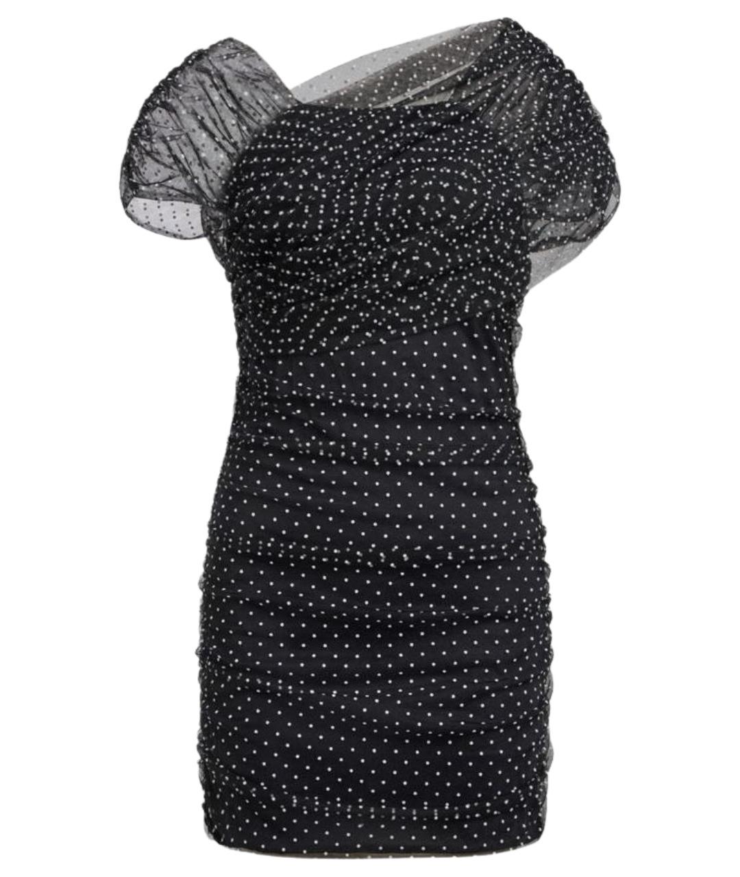 12 STOREEZ Черное хлопковое коктейльное платье, фото 1