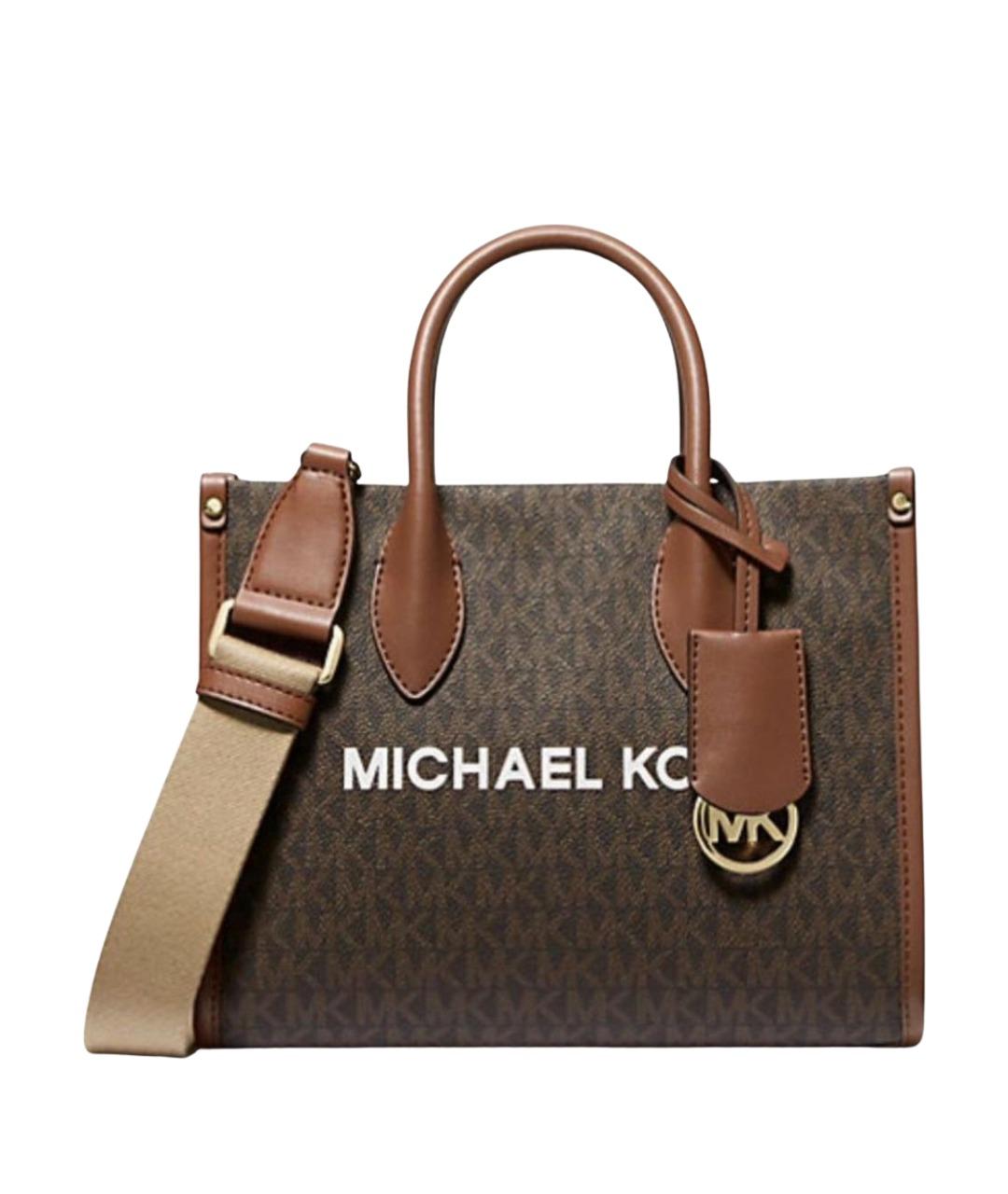 MICHAEL KORS Коричневая сумка с короткими ручками, фото 1