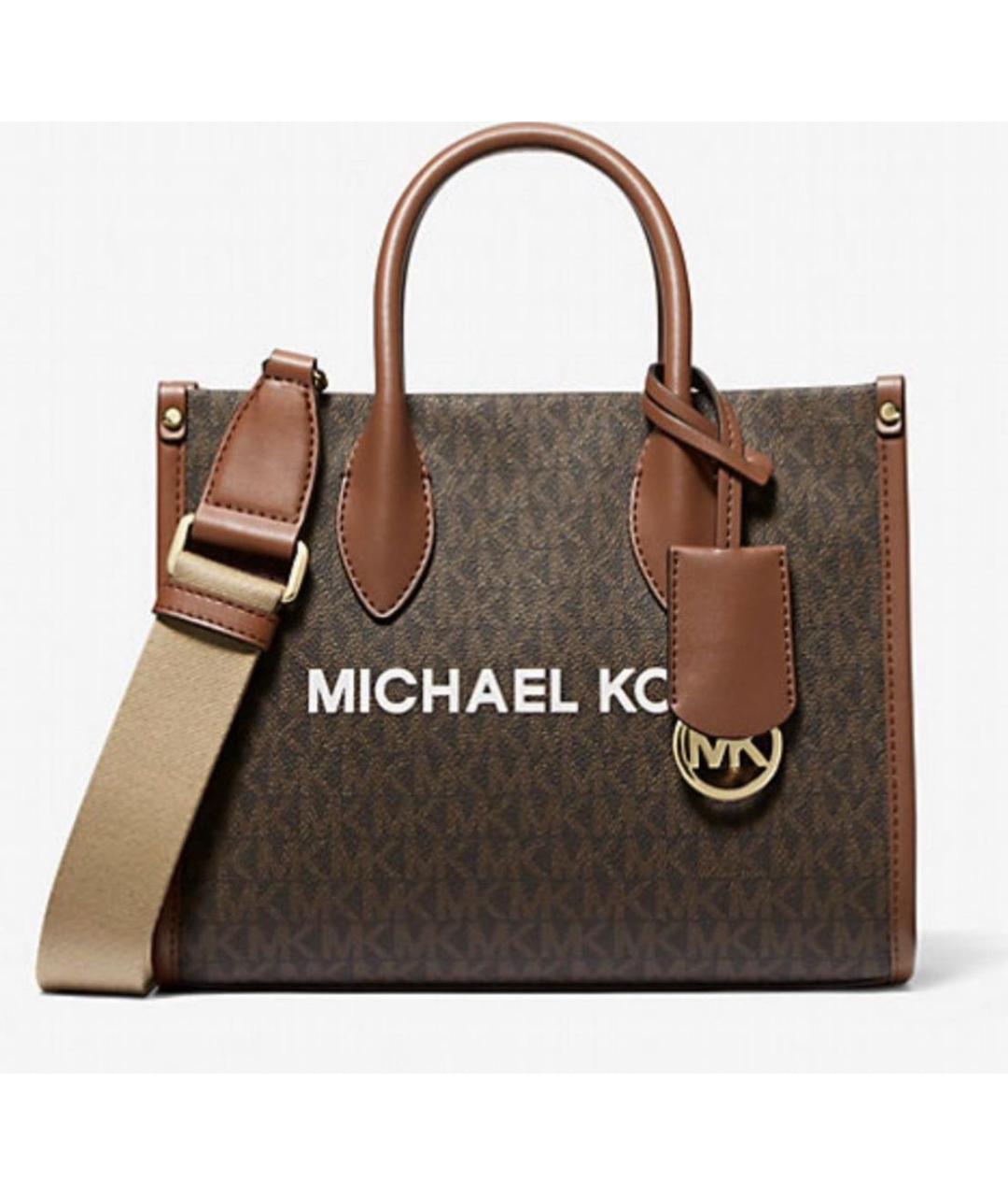 MICHAEL KORS Коричневая сумка с короткими ручками, фото 9