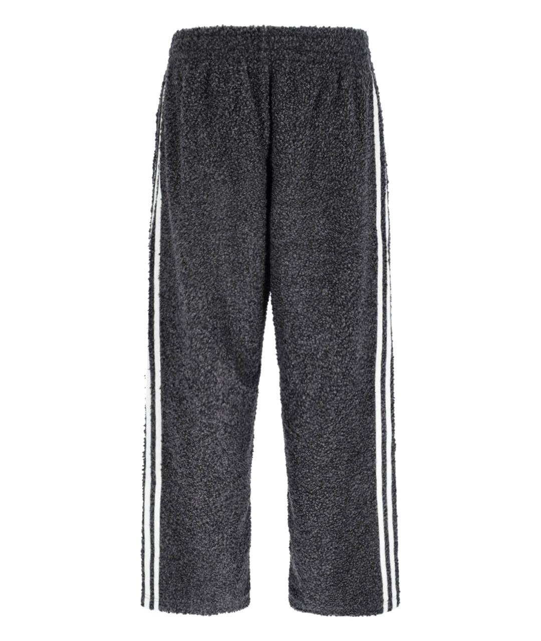 ADIDAS Черные полиэстеровые повседневные брюки, фото 2