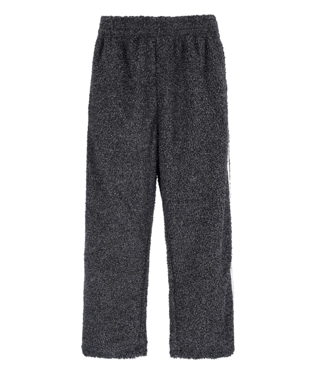 ADIDAS Черные полиэстеровые повседневные брюки, фото 1