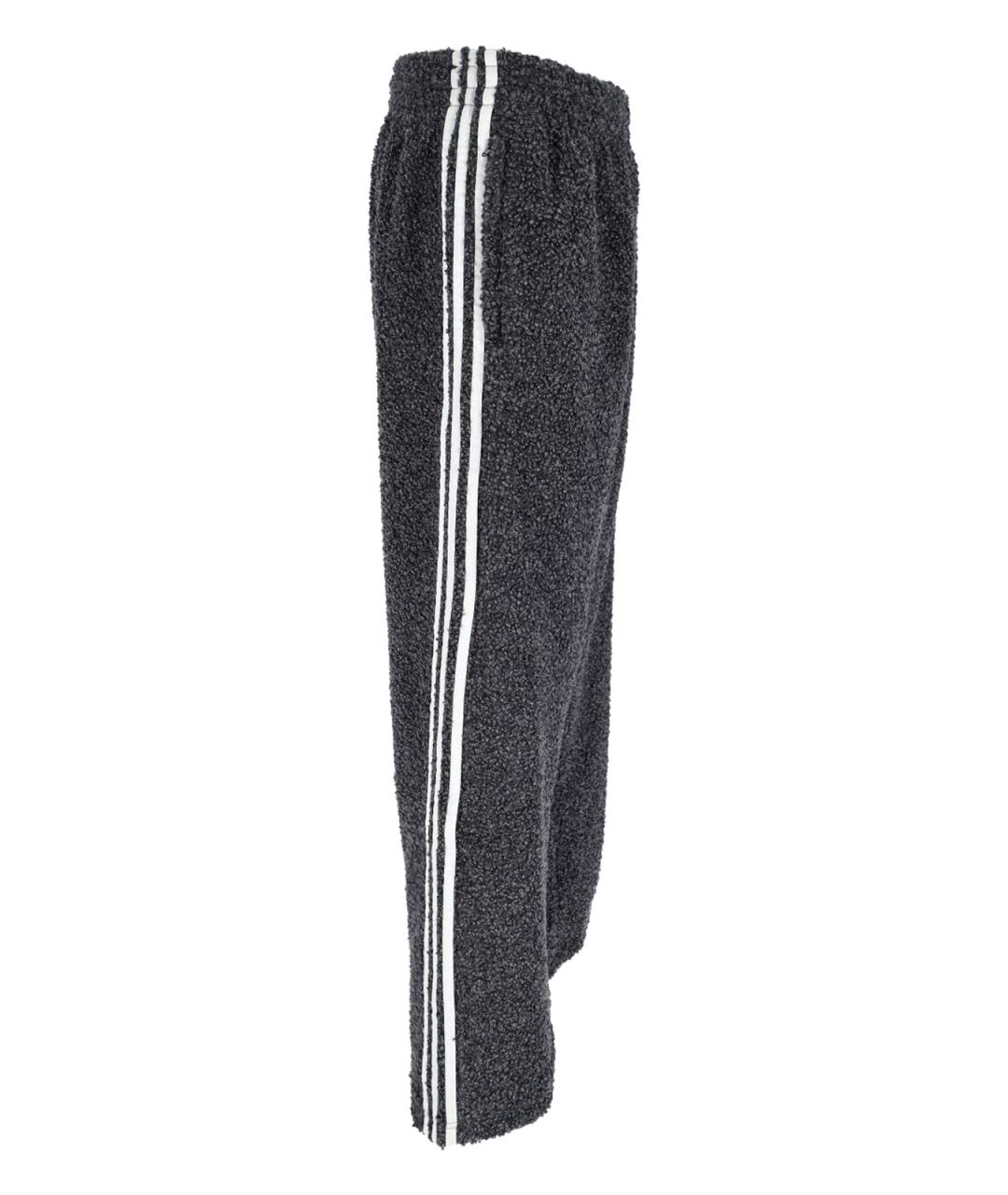 ADIDAS Черные полиэстеровые повседневные брюки, фото 3