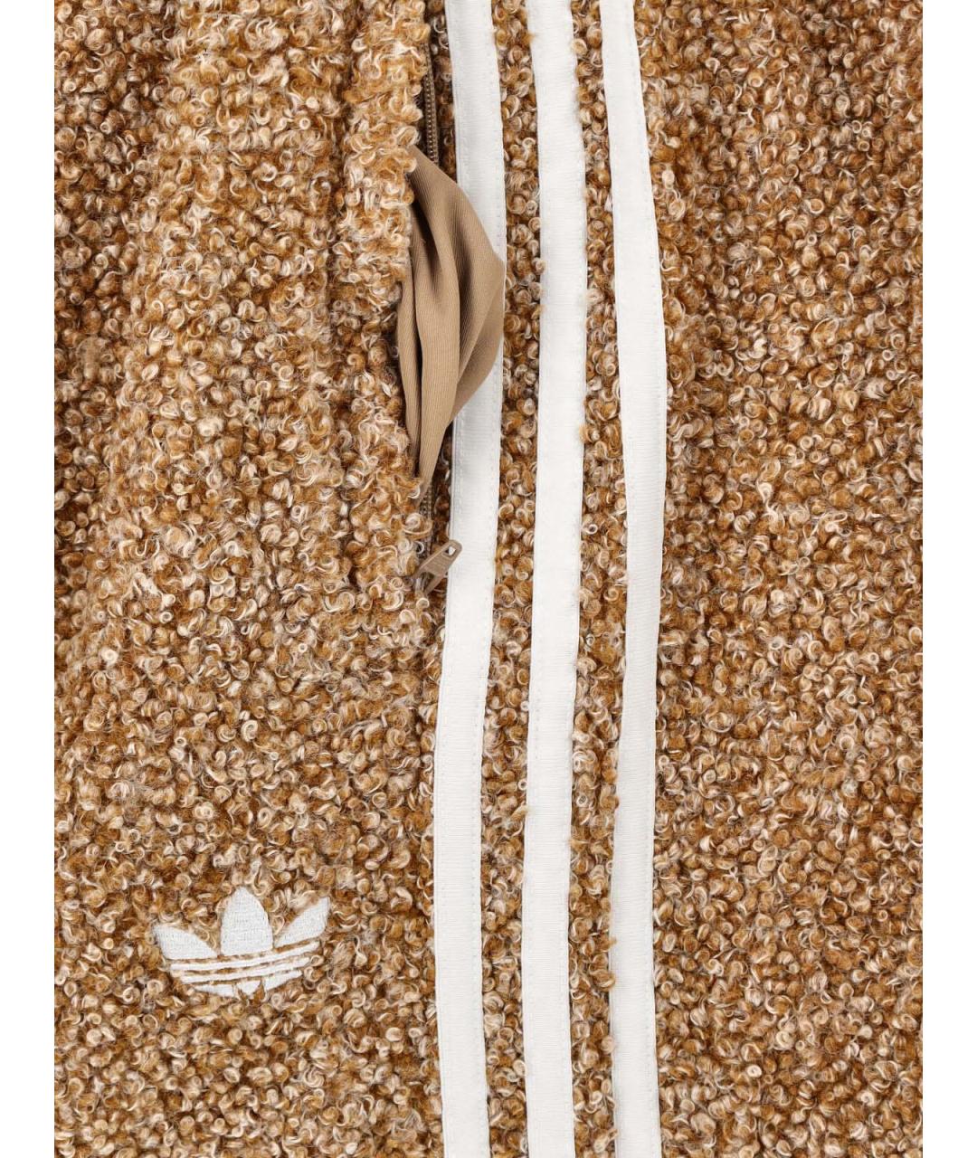 ADIDAS Бежевые полиэстеровые повседневные брюки, фото 5