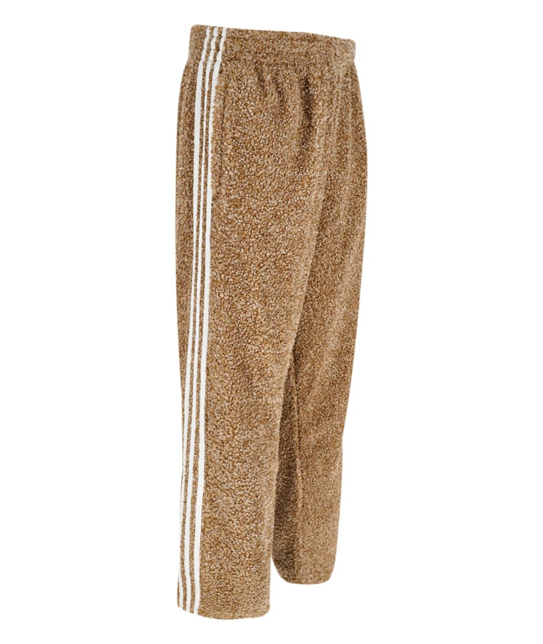 ADIDAS Бежевые полиэстеровые повседневные брюки, фото 3