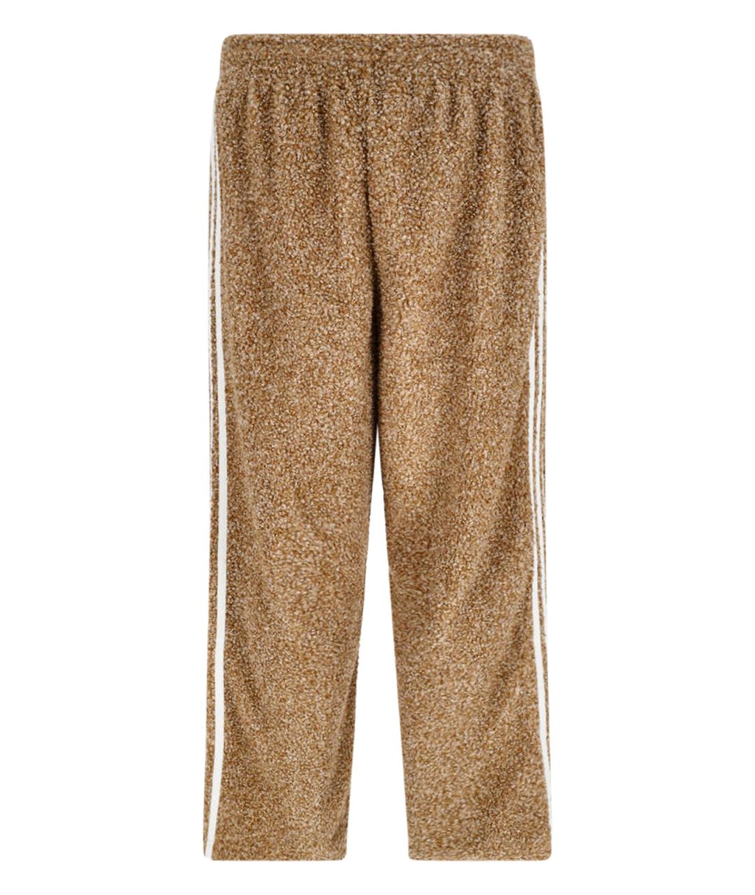 ADIDAS Бежевые полиэстеровые повседневные брюки, фото 2