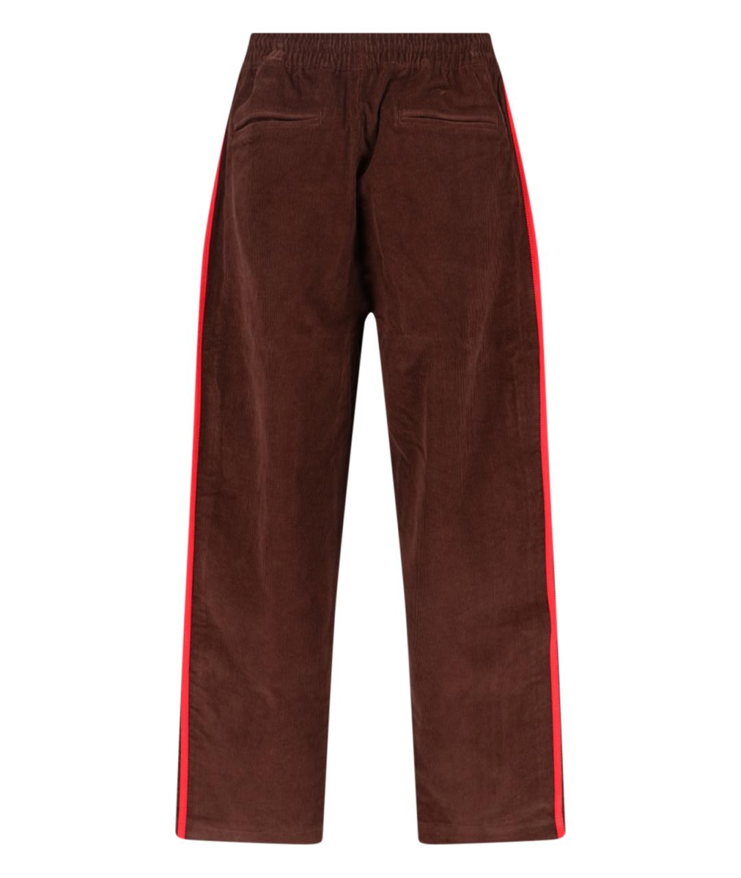 ADIDAS Коричневые хлопковые повседневные брюки, фото 2