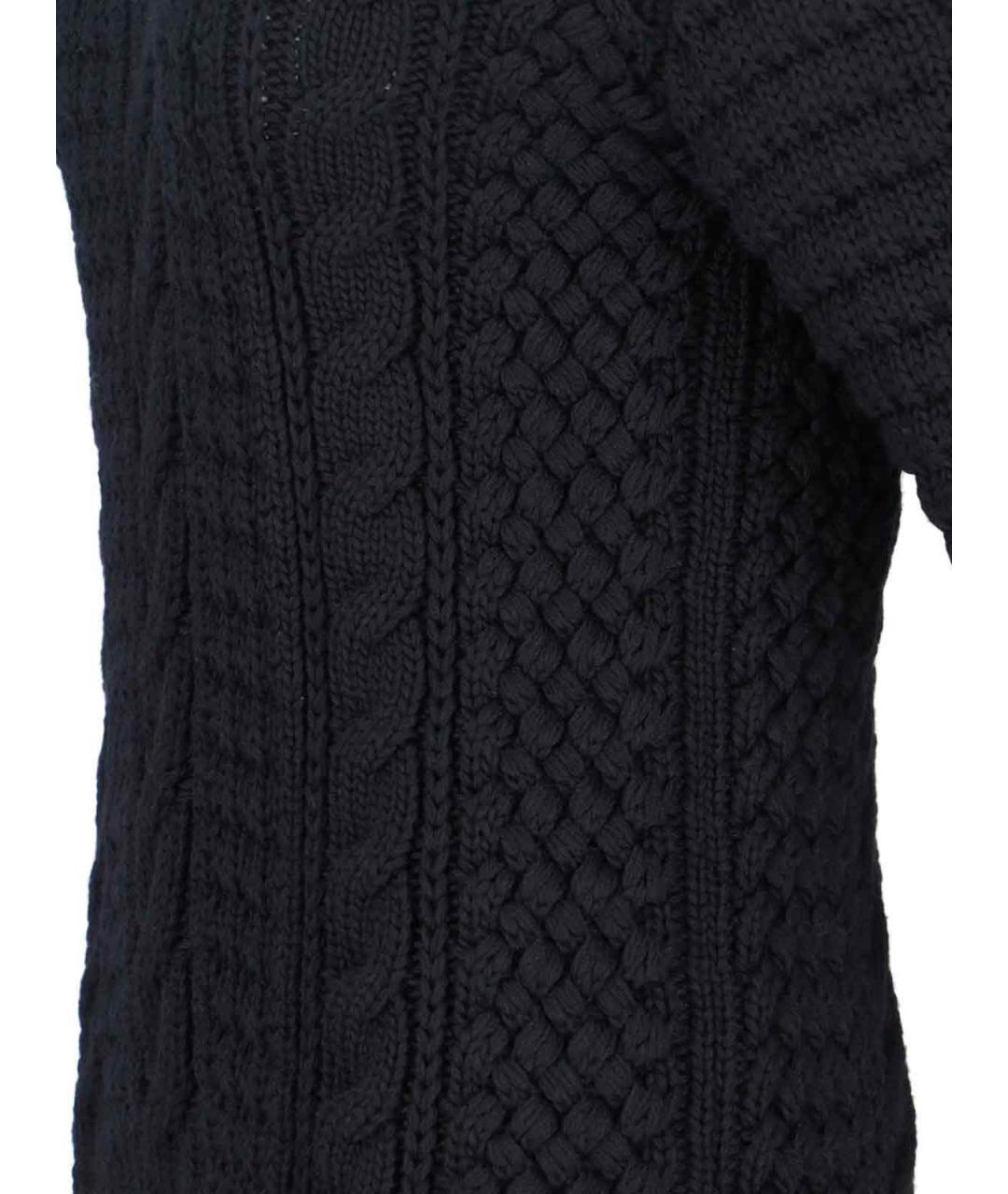 MONCLER Черный шерстяной джемпер / свитер, фото 5