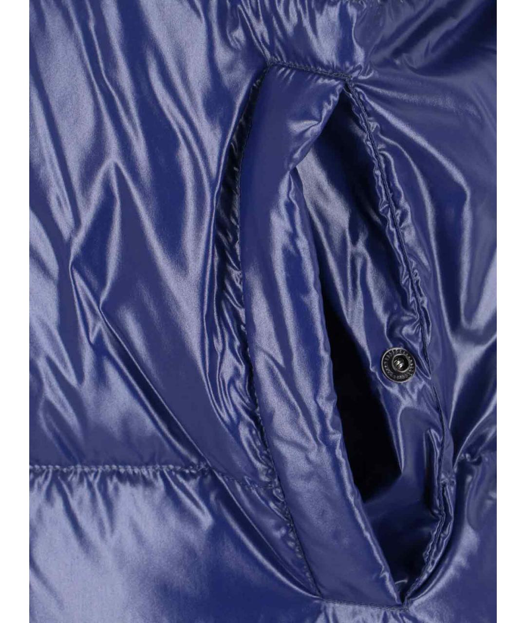 MONCLER Красный полиамидовый пуховик, фото 6