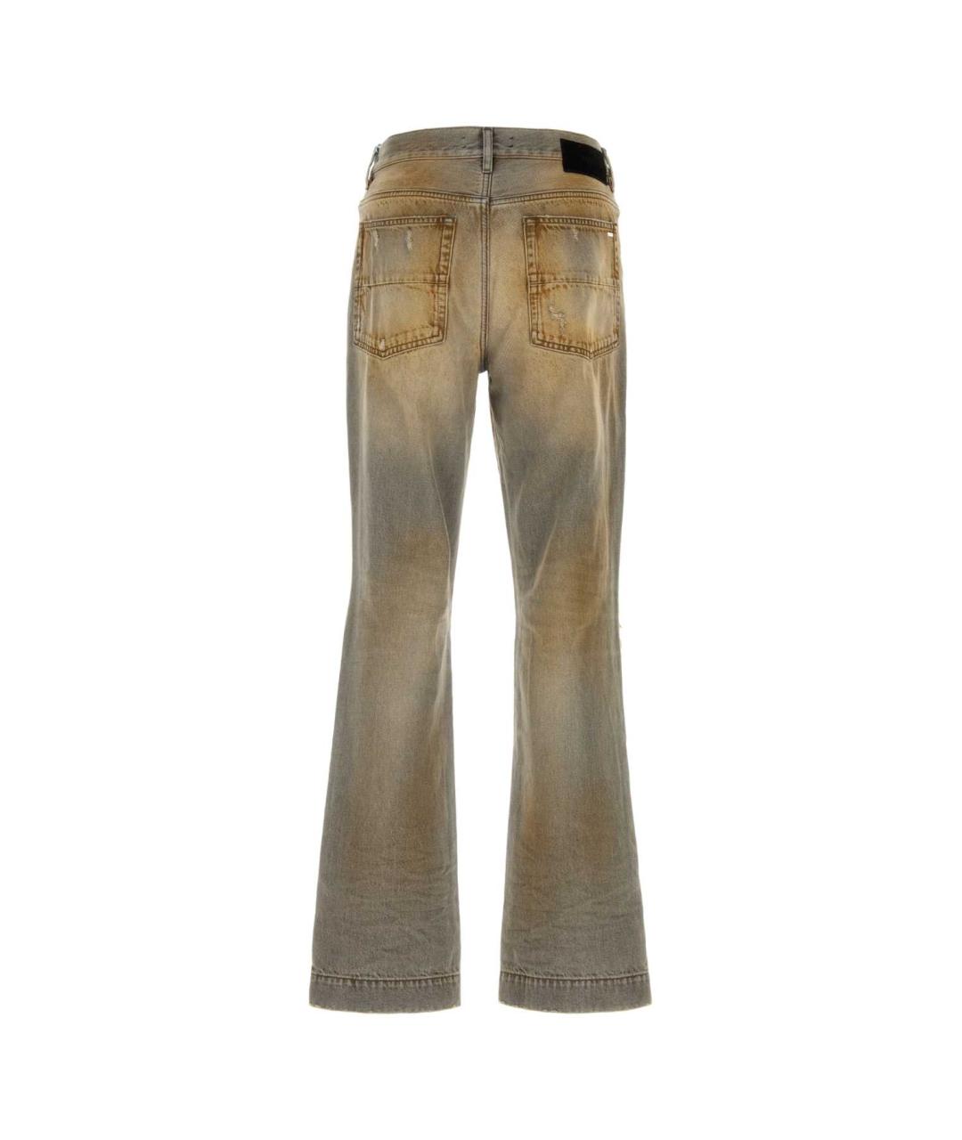 AMIRI Мульти хлопковые прямые джинсы, фото 2