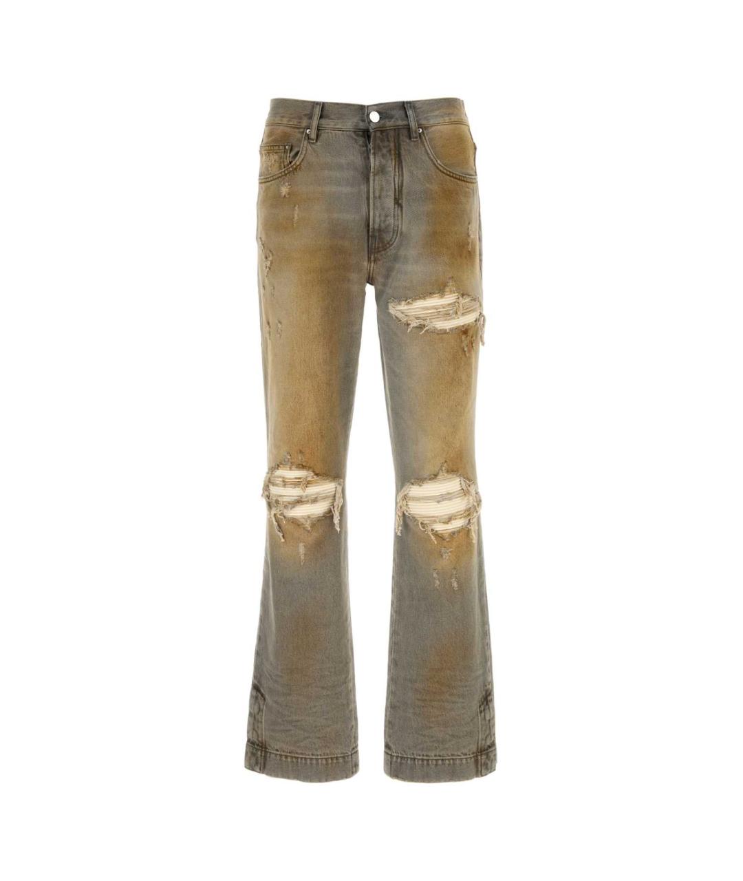 AMIRI Мульти хлопковые прямые джинсы, фото 1