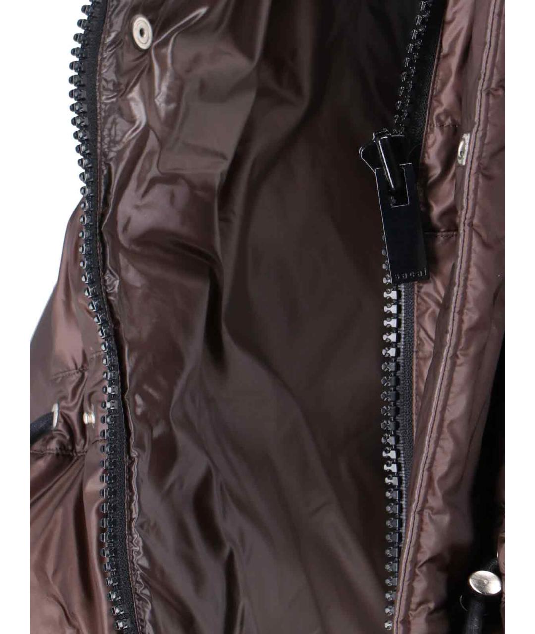 SACAI Коричневый полиамидовый пуховик, фото 5