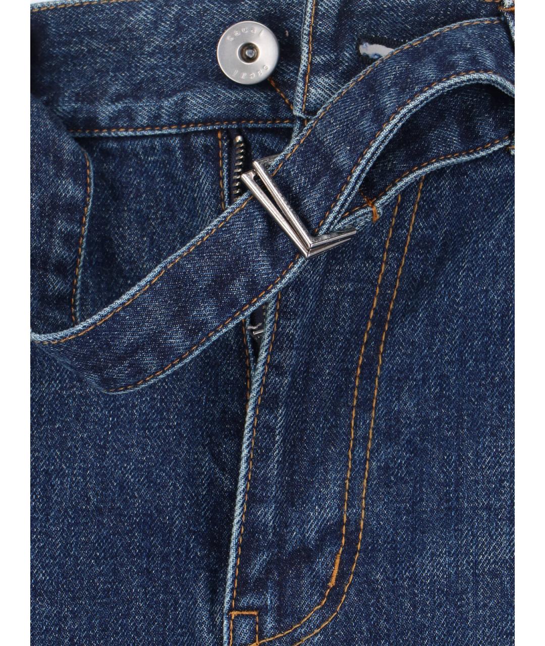 SACAI Синяя хлопковая юбка макси, фото 5