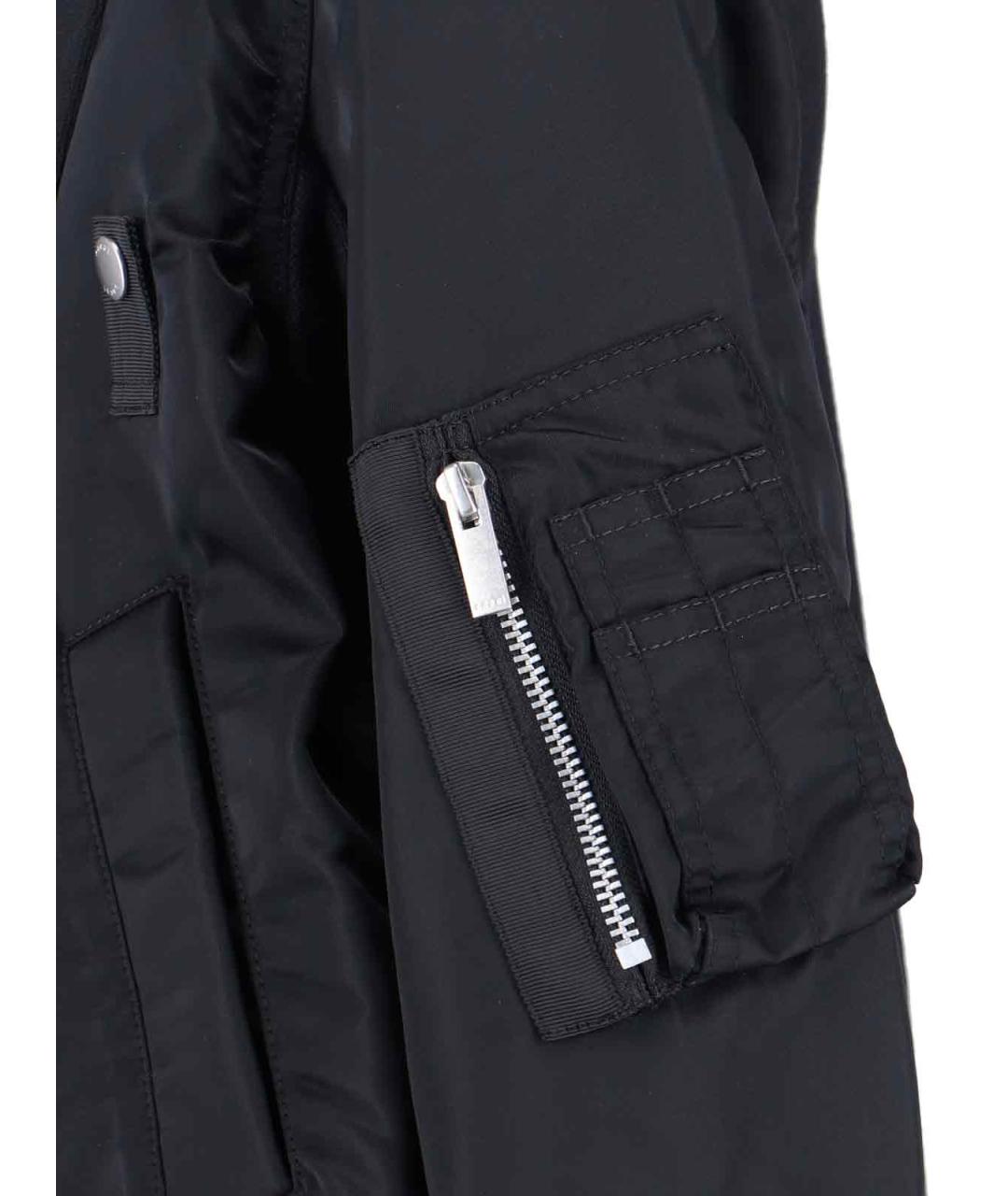 SACAI Черная хлопковая куртка, фото 3