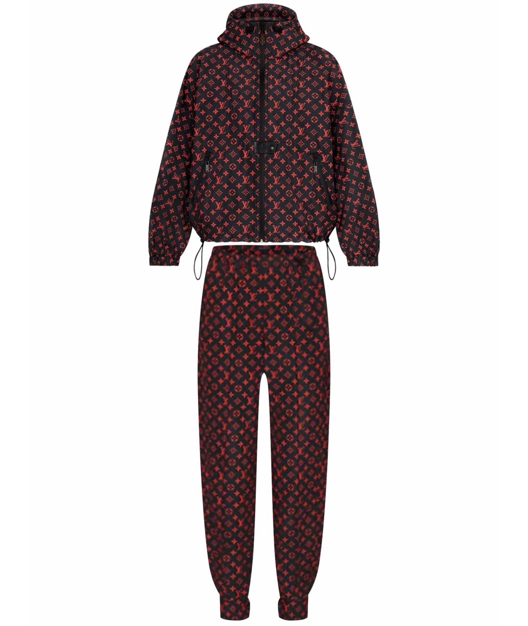 LOUIS VUITTON Черный полиамидовый костюм с брюками, фото 1