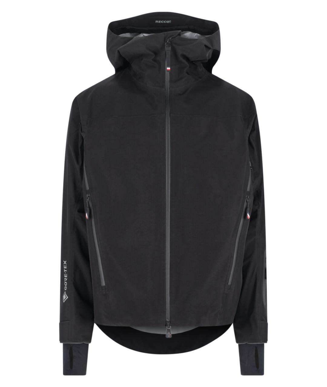 MONCLER GRENOBLE Черная полиэстеровая куртка, фото 1