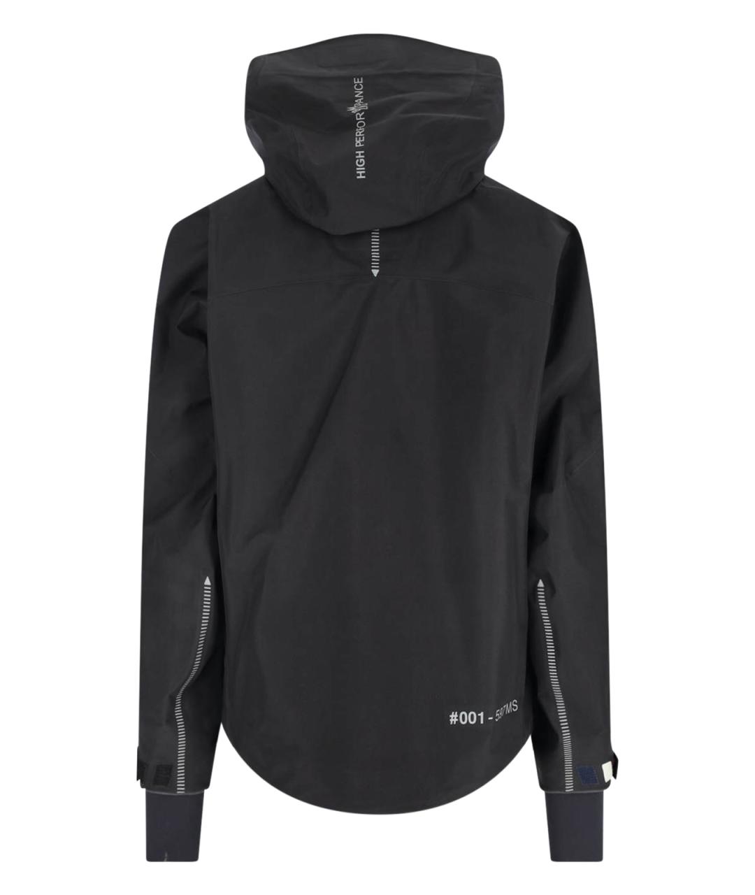 MONCLER GRENOBLE Черная полиэстеровая куртка, фото 2