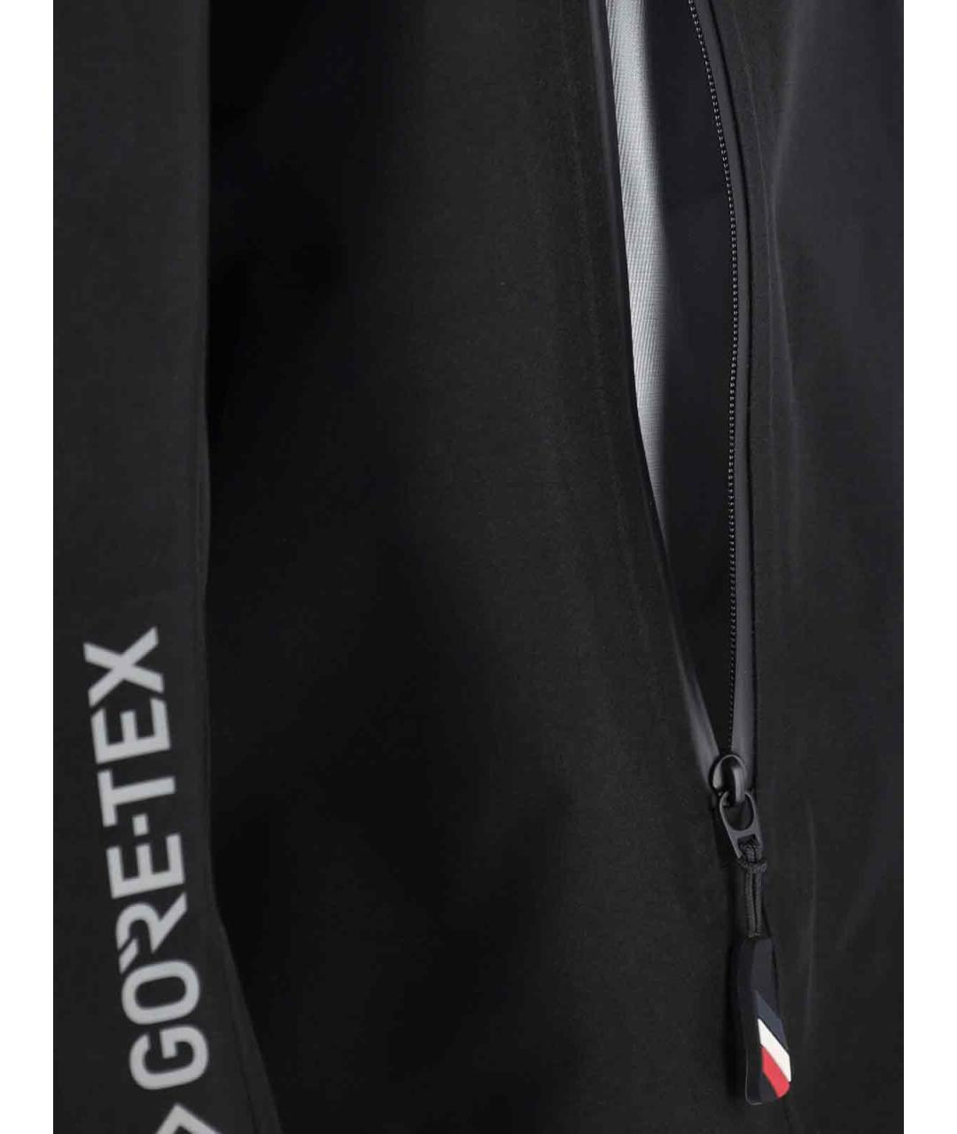 MONCLER GRENOBLE Черная полиэстеровая куртка, фото 3