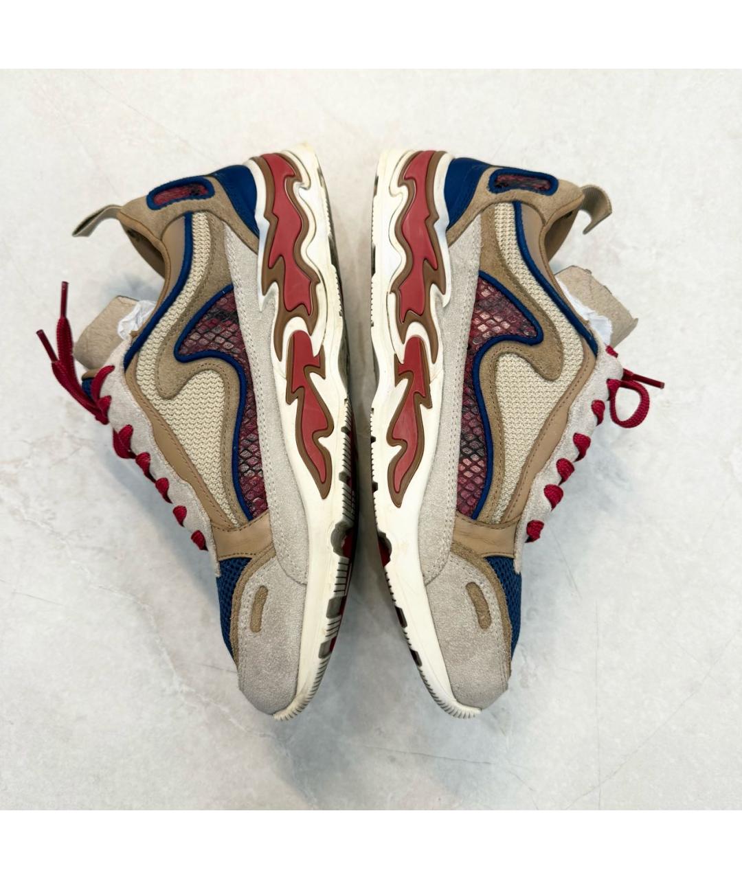 SANDRO Бежевые замшевые кроссовки, фото 3