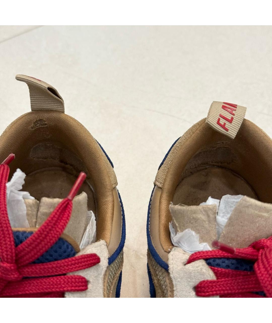 SANDRO Бежевые замшевые кроссовки, фото 8