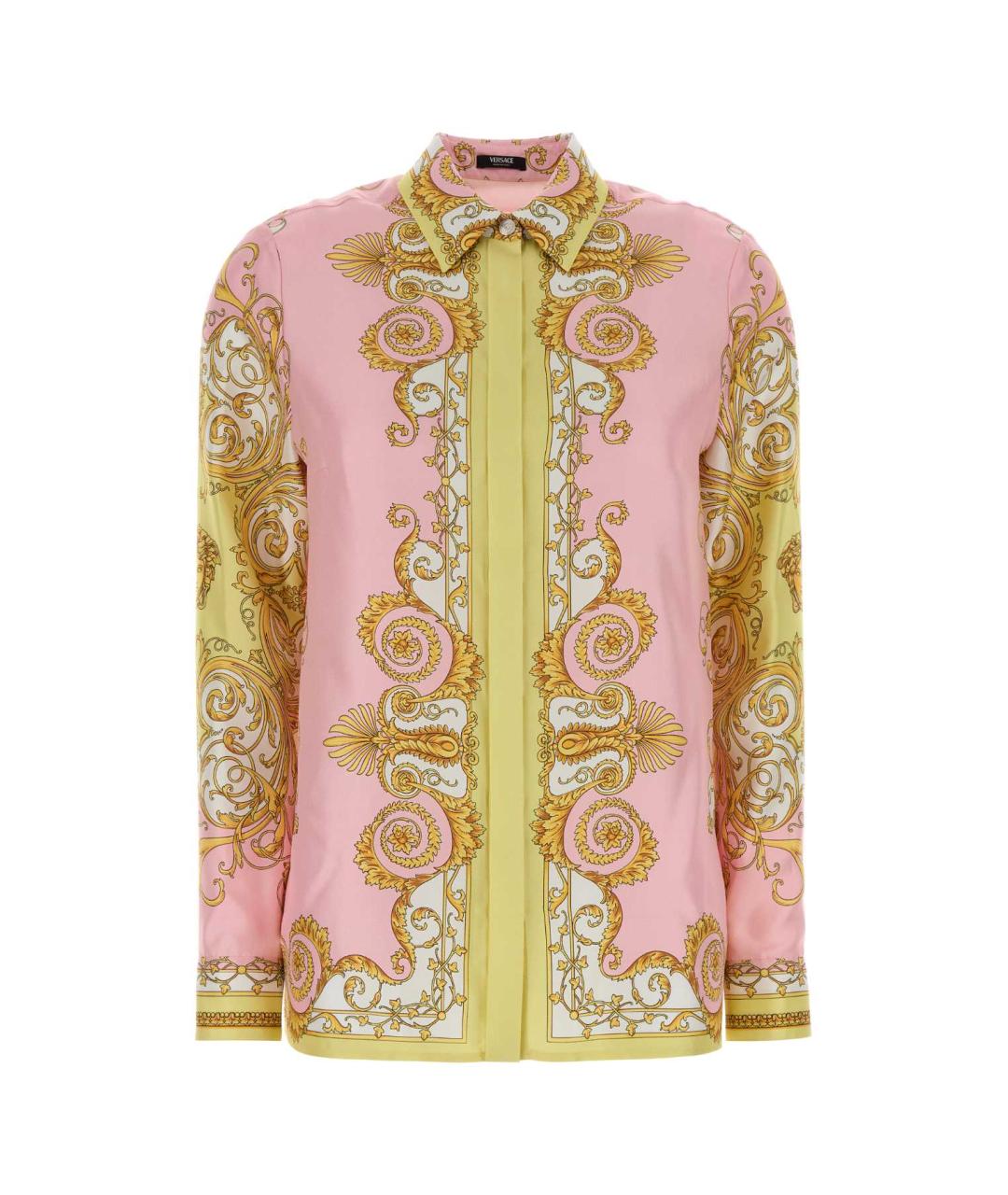 VERSACE Мульти шелковая рубашка, фото 1