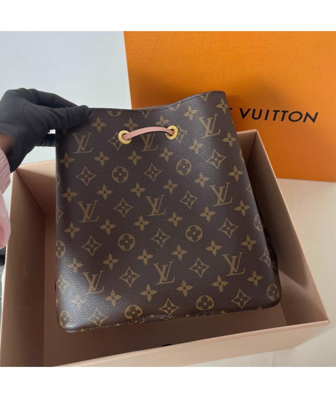 LOUIS VUITTON Коричневая сумка через плечо, фото 3