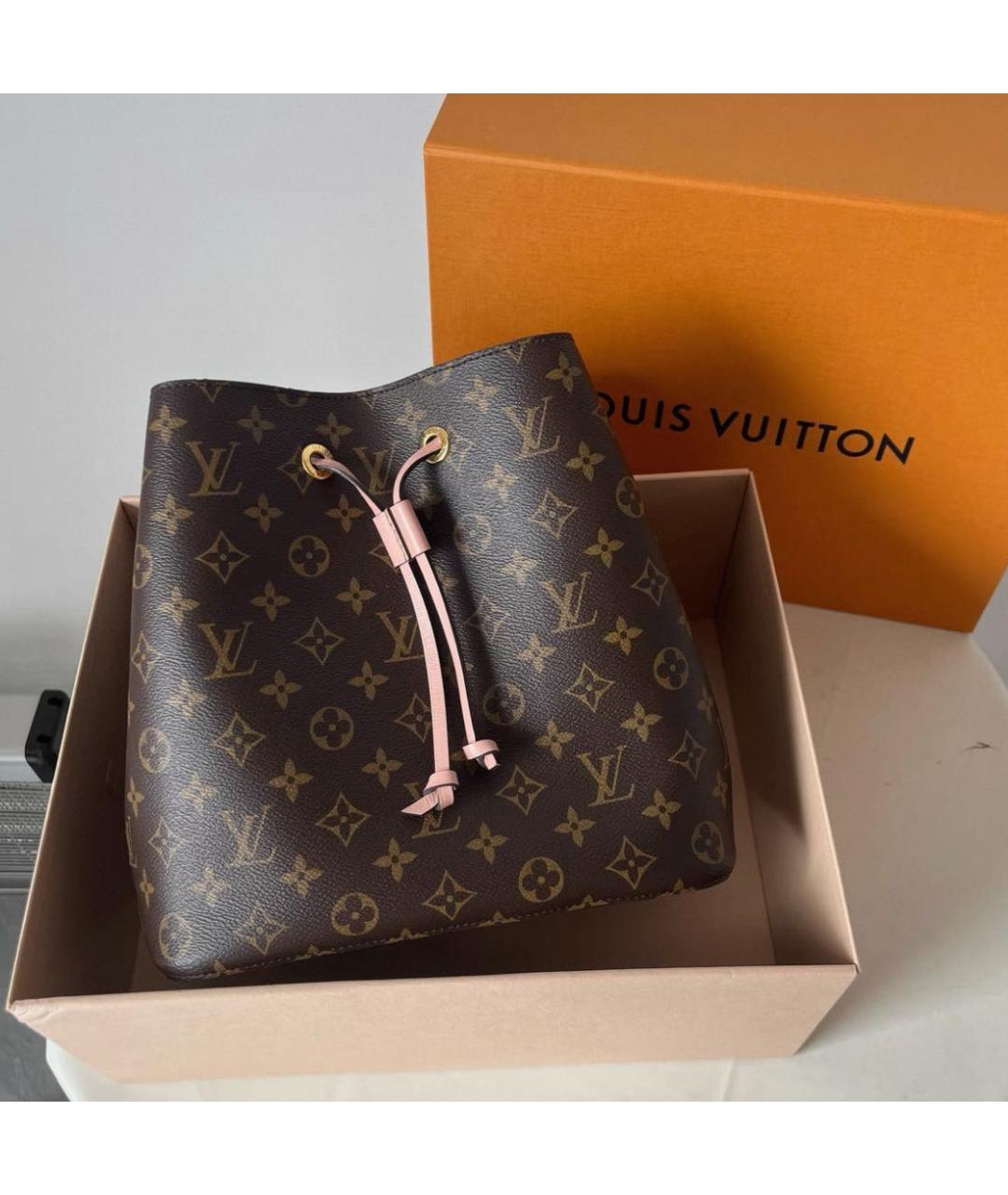 LOUIS VUITTON Коричневая сумка через плечо, фото 2