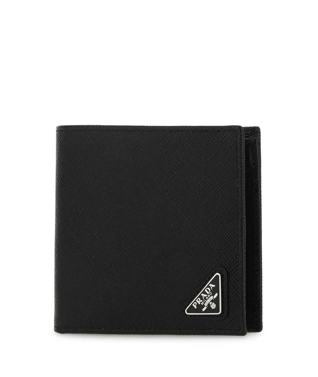 PRADA Черный кожаный кошелек, фото 2
