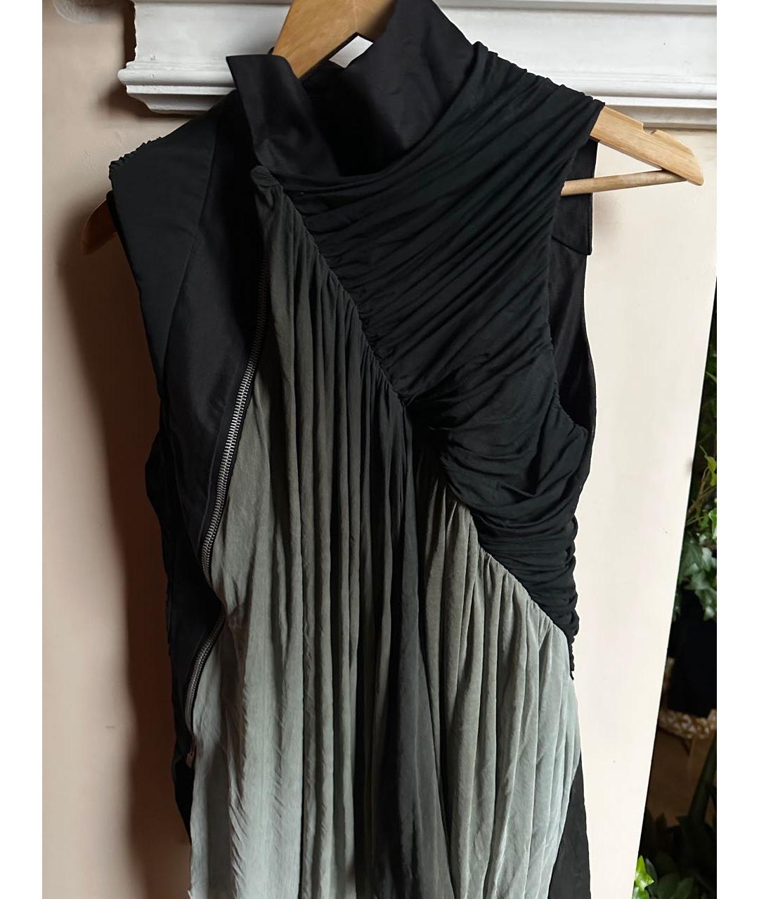 RICK OWENS Черная хлопковая блузы, фото 2