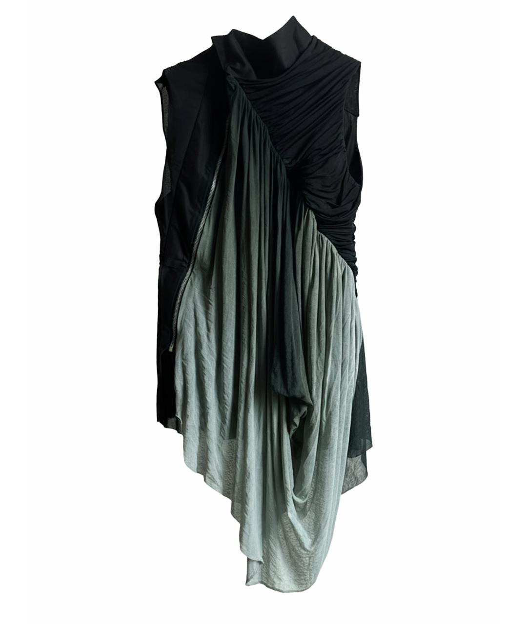 RICK OWENS Черная хлопковая блузы, фото 1