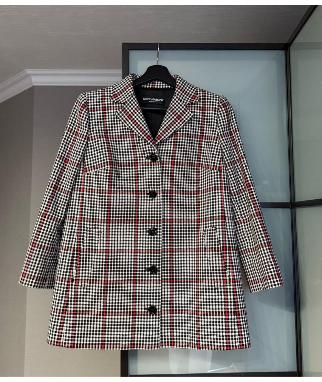 DOLCE&GABBANA Мульти шерстяной жакет/пиджак, фото 7