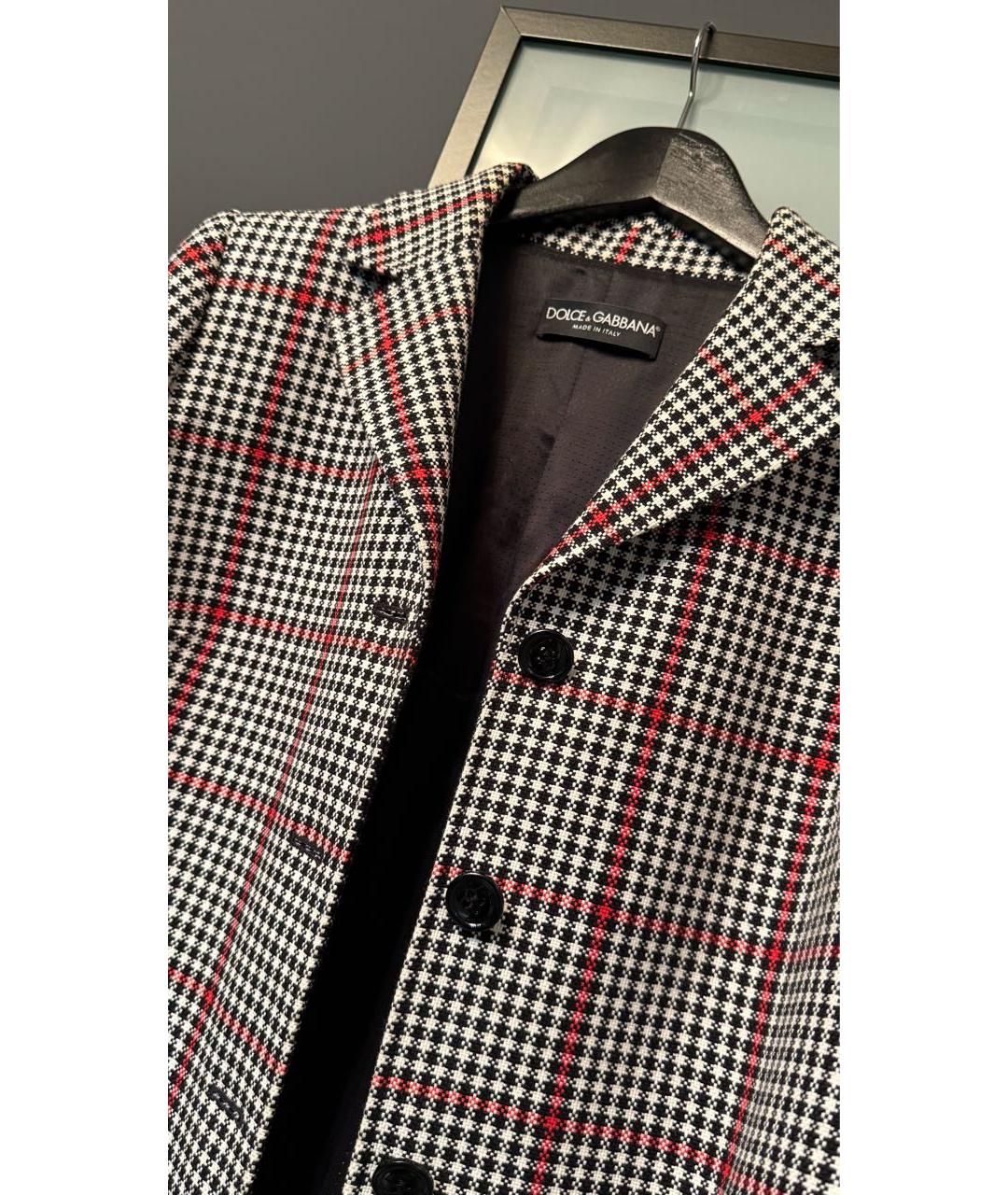 DOLCE&GABBANA Мульти шерстяной жакет/пиджак, фото 2