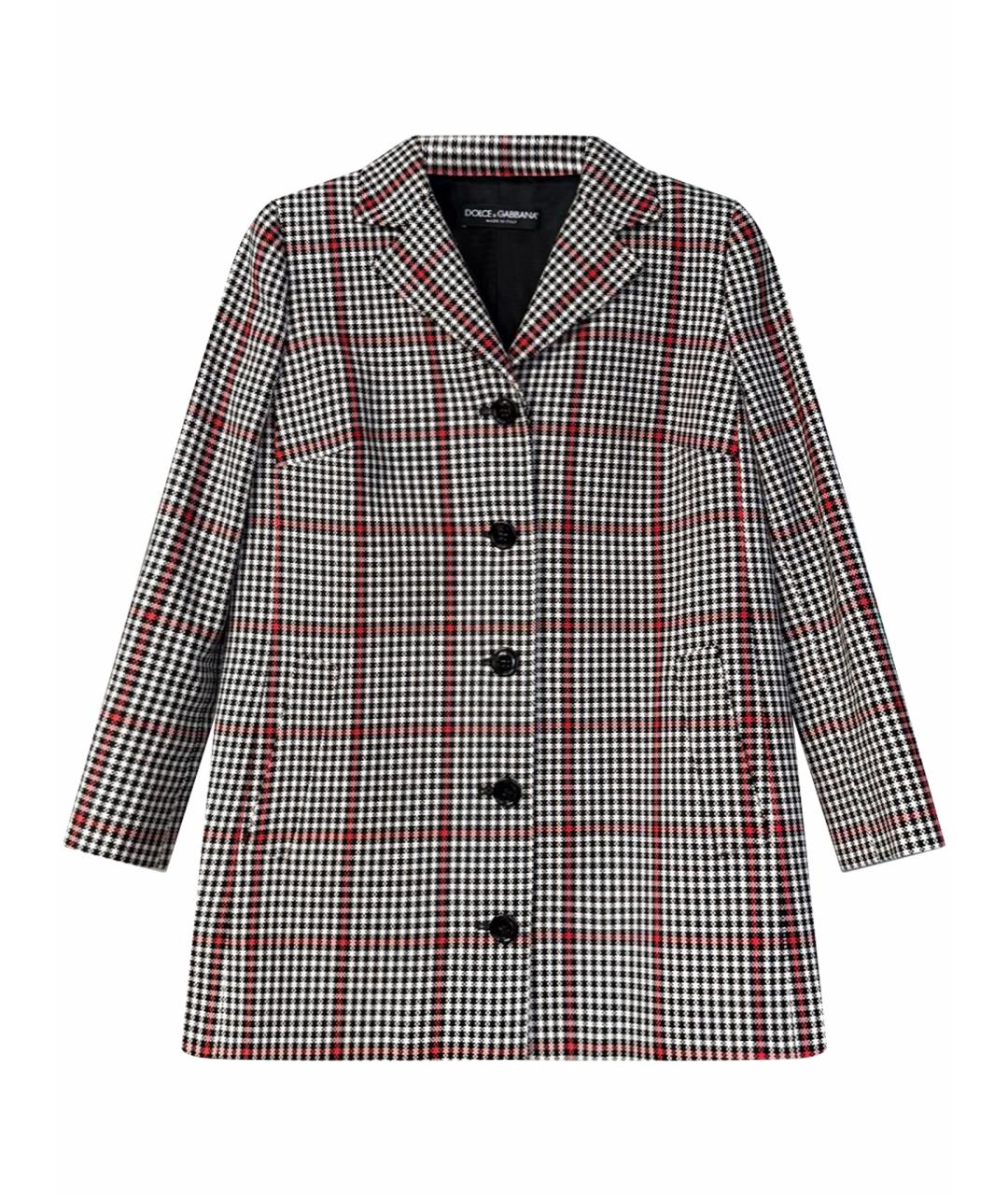 DOLCE&GABBANA Мульти шерстяной жакет/пиджак, фото 1