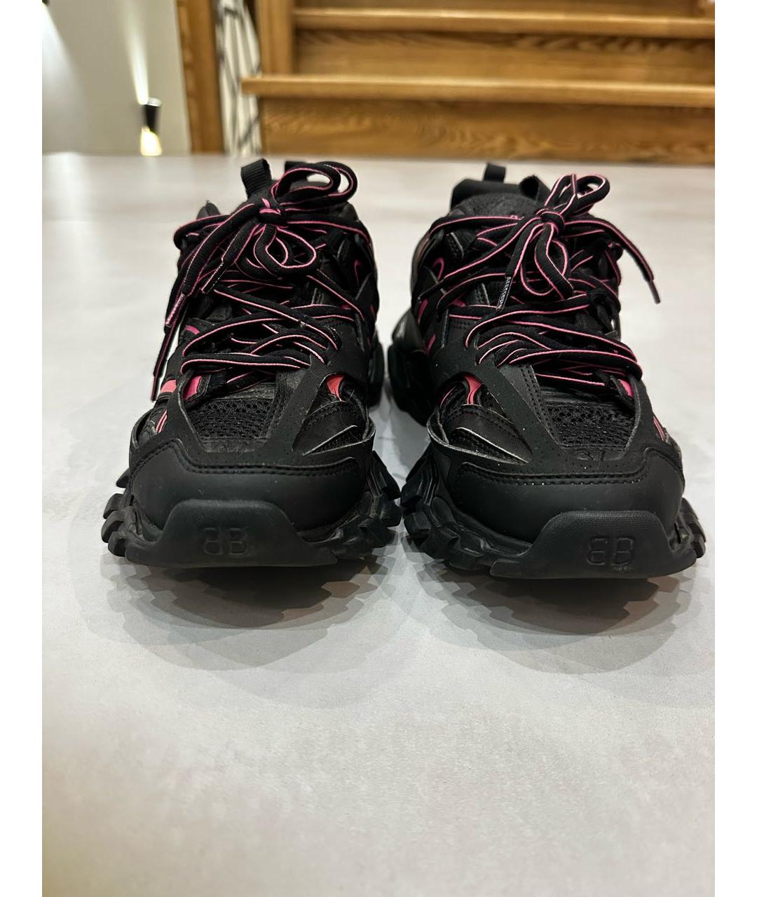 BALENCIAGA Черные текстильные кроссовки, фото 2