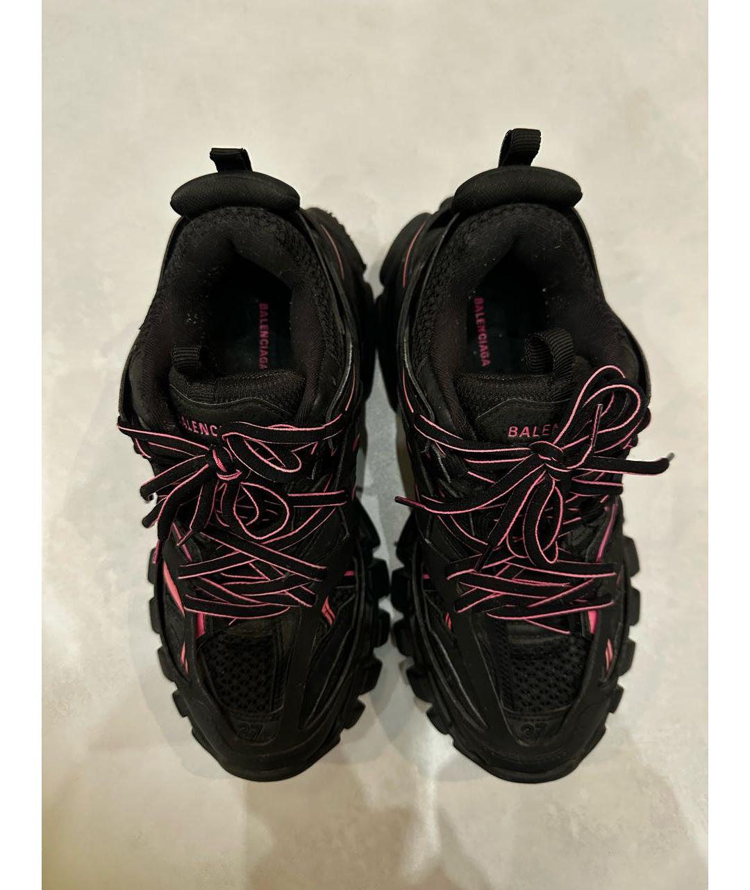 BALENCIAGA Черные текстильные кроссовки, фото 3