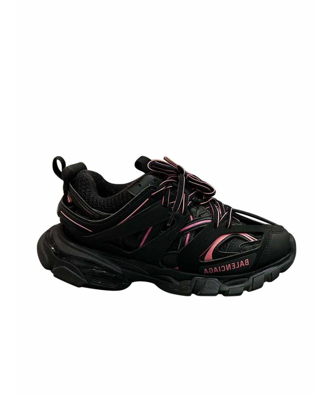 BALENCIAGA Черные текстильные кроссовки, фото 1