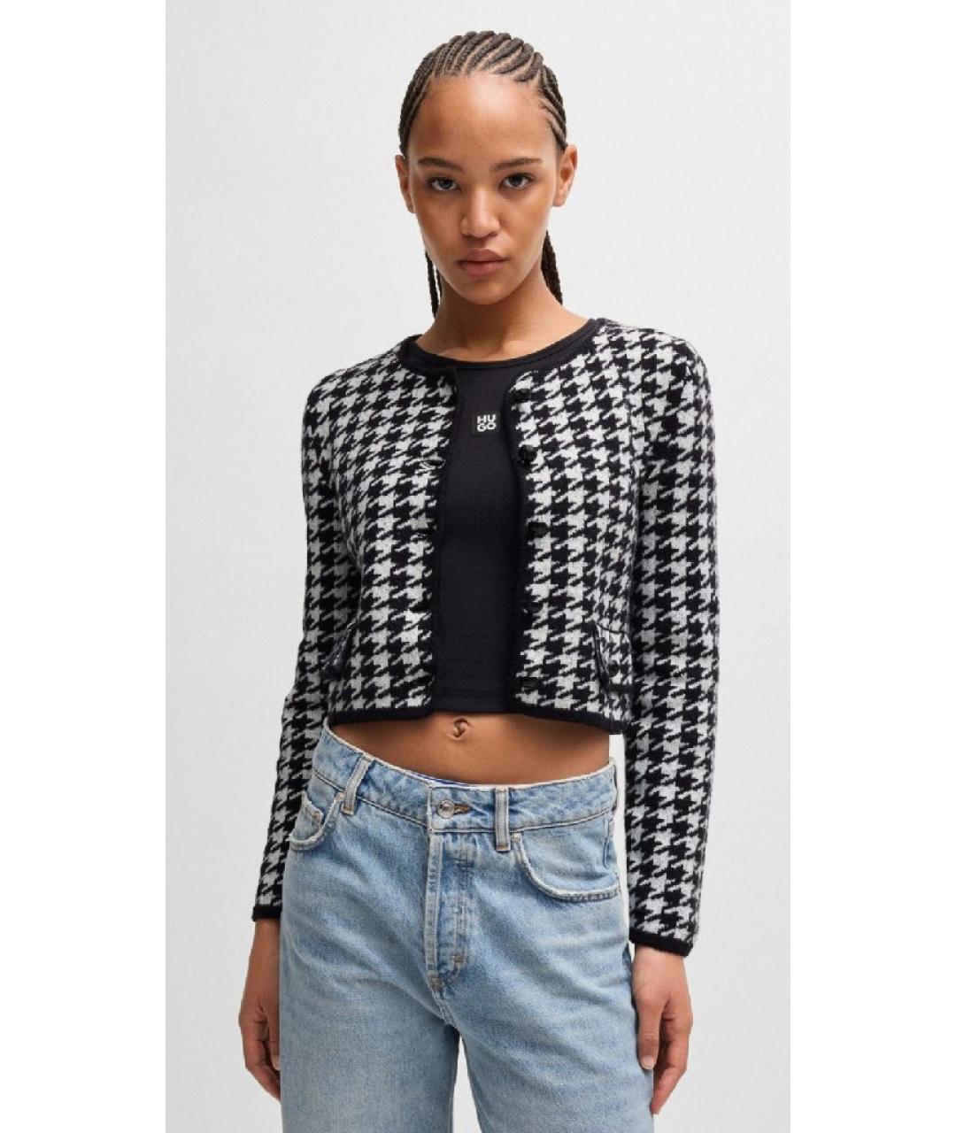 HUGO Мульти хлопковый кардиган, фото 3