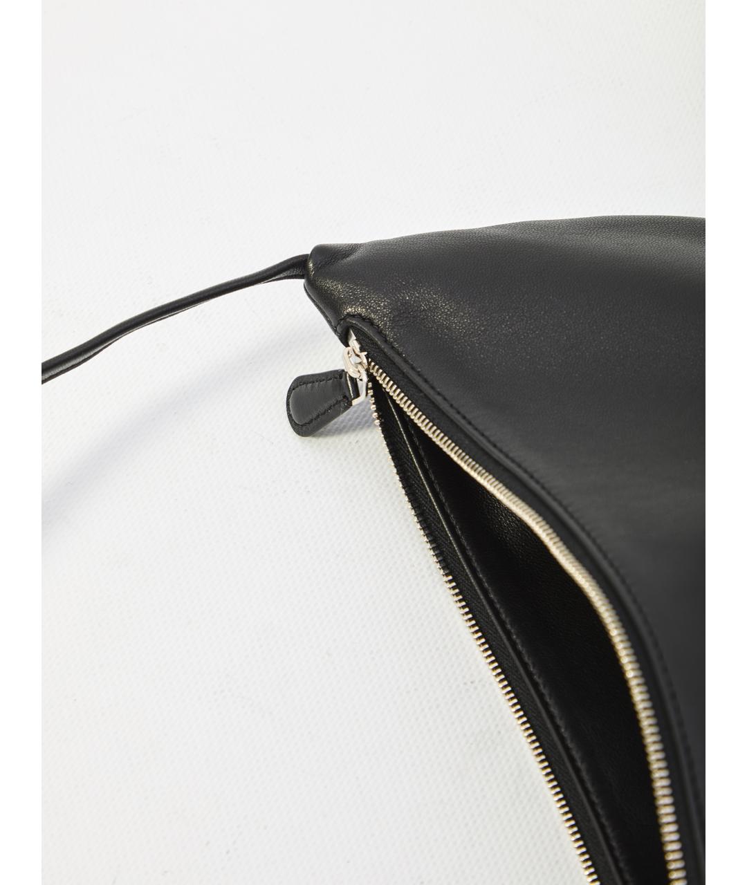 THE ROW Черная кожаная сумка через плечо, фото 3