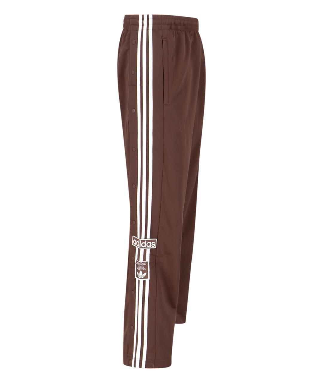 ADIDAS Коричневые полиэстеровые повседневные брюки, фото 3