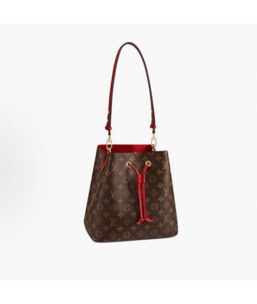 LOUIS VUITTON Коричневая сумка через плечо, фото 5