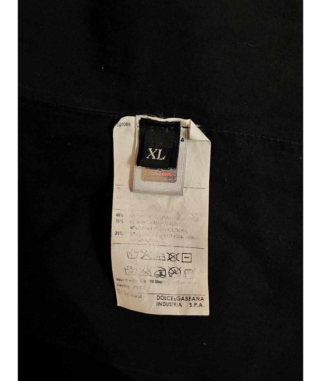 DOLCE&GABBANA Черный шерстяной жакет/пиджак, фото 5