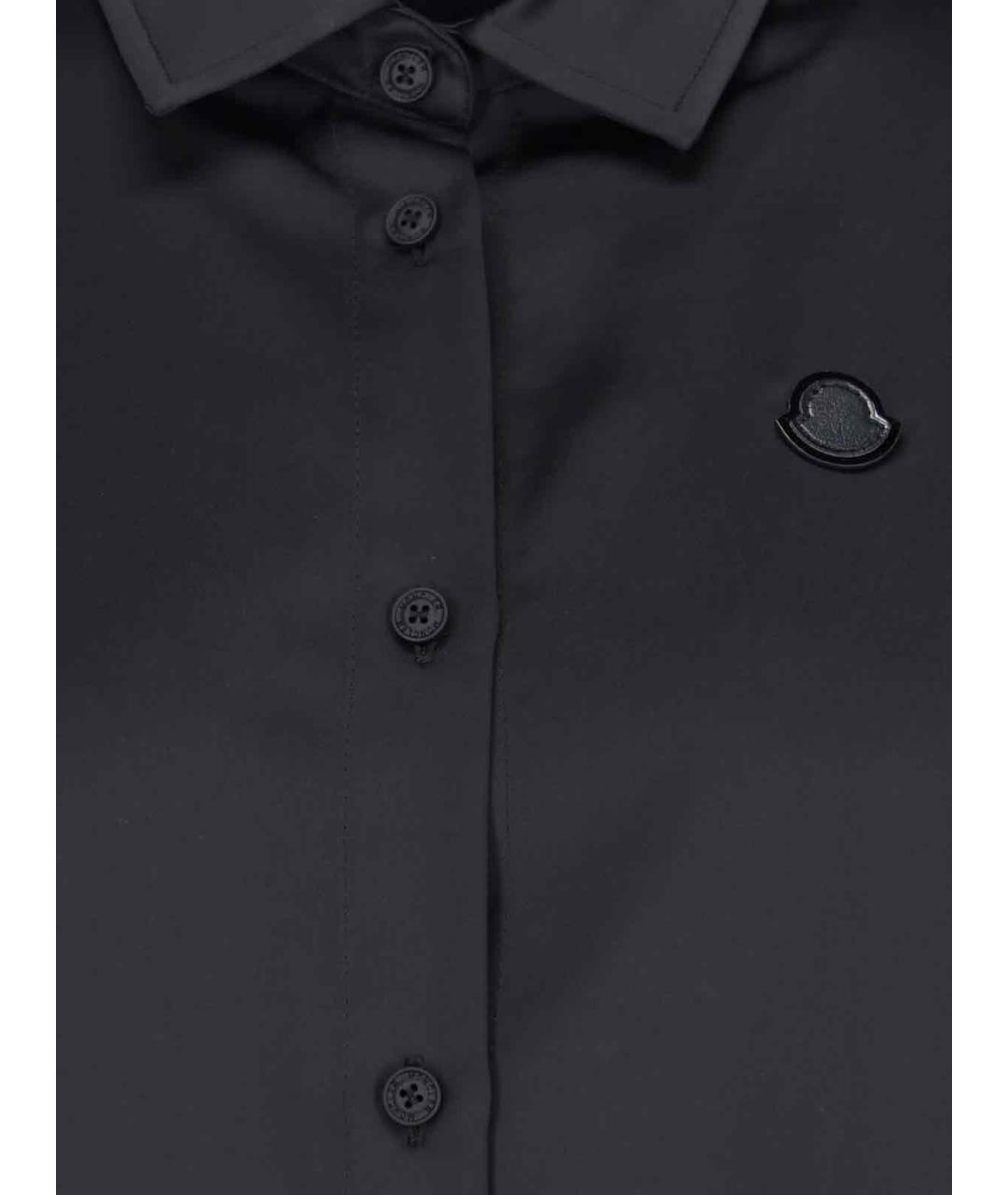 MONCLER Черная полиэстеровая рубашка, фото 5