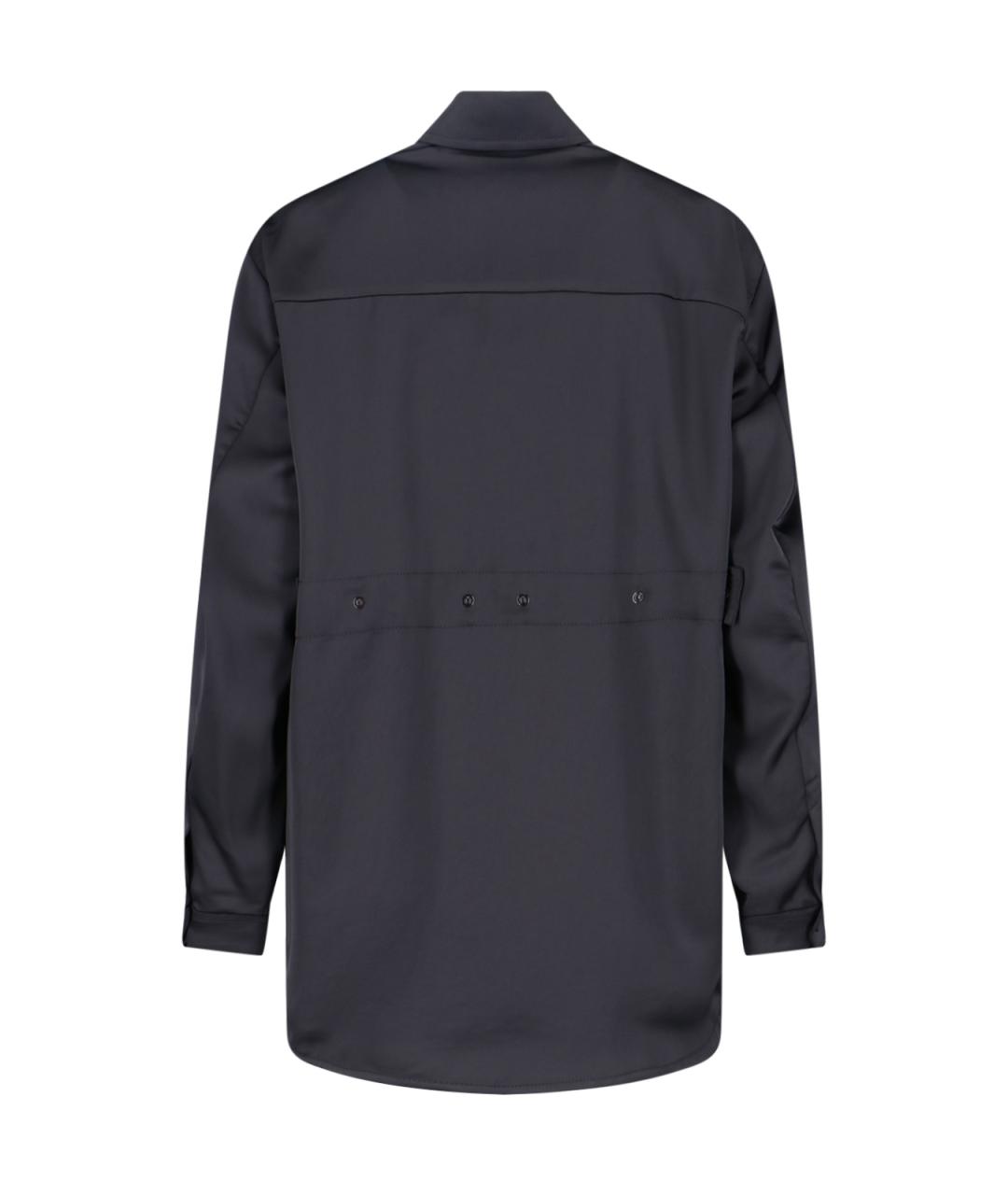 MONCLER Черная полиэстеровая рубашка, фото 2