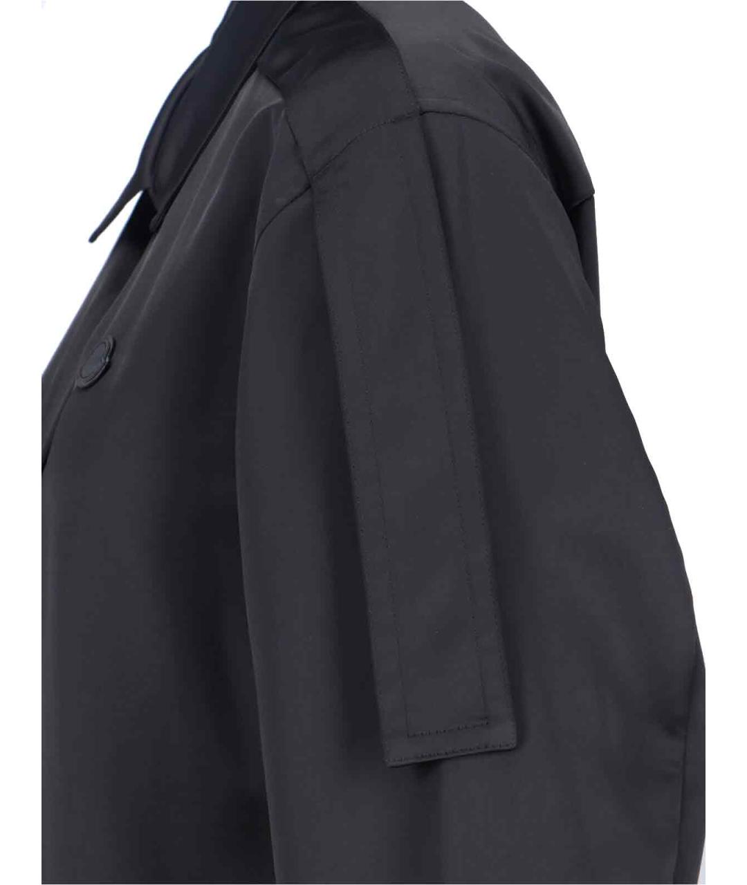 MONCLER Черная полиэстеровая рубашка, фото 4