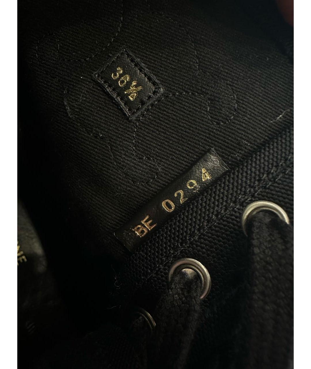 CELINE Черные текстильные ботинки, фото 6