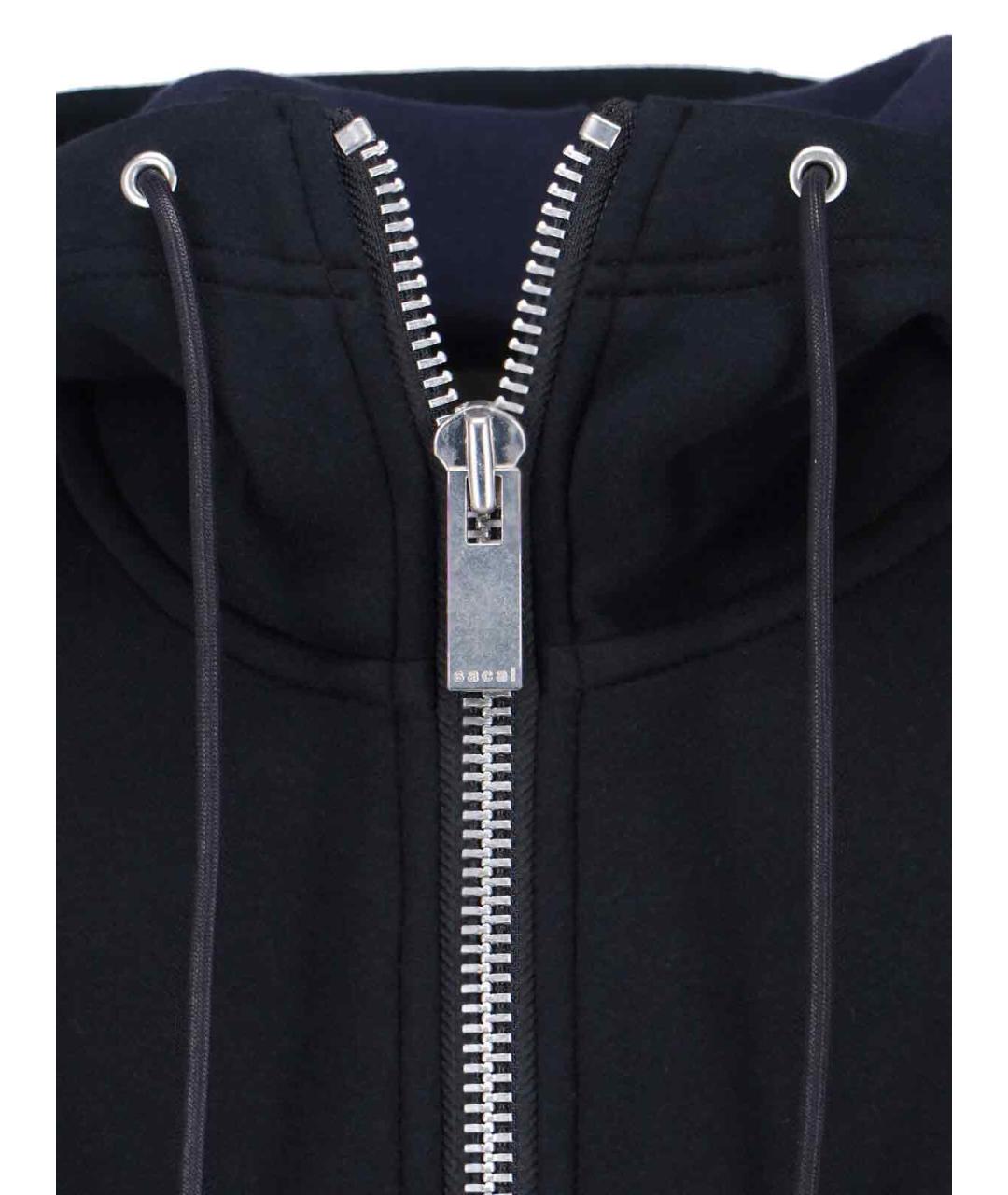 SACAI Черная хлопковая куртка, фото 4