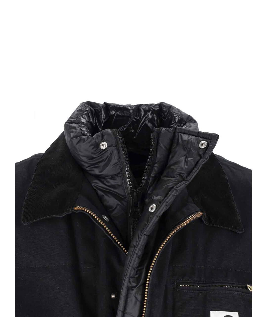 SACAI Черный полиэстеровый пуховик, фото 5