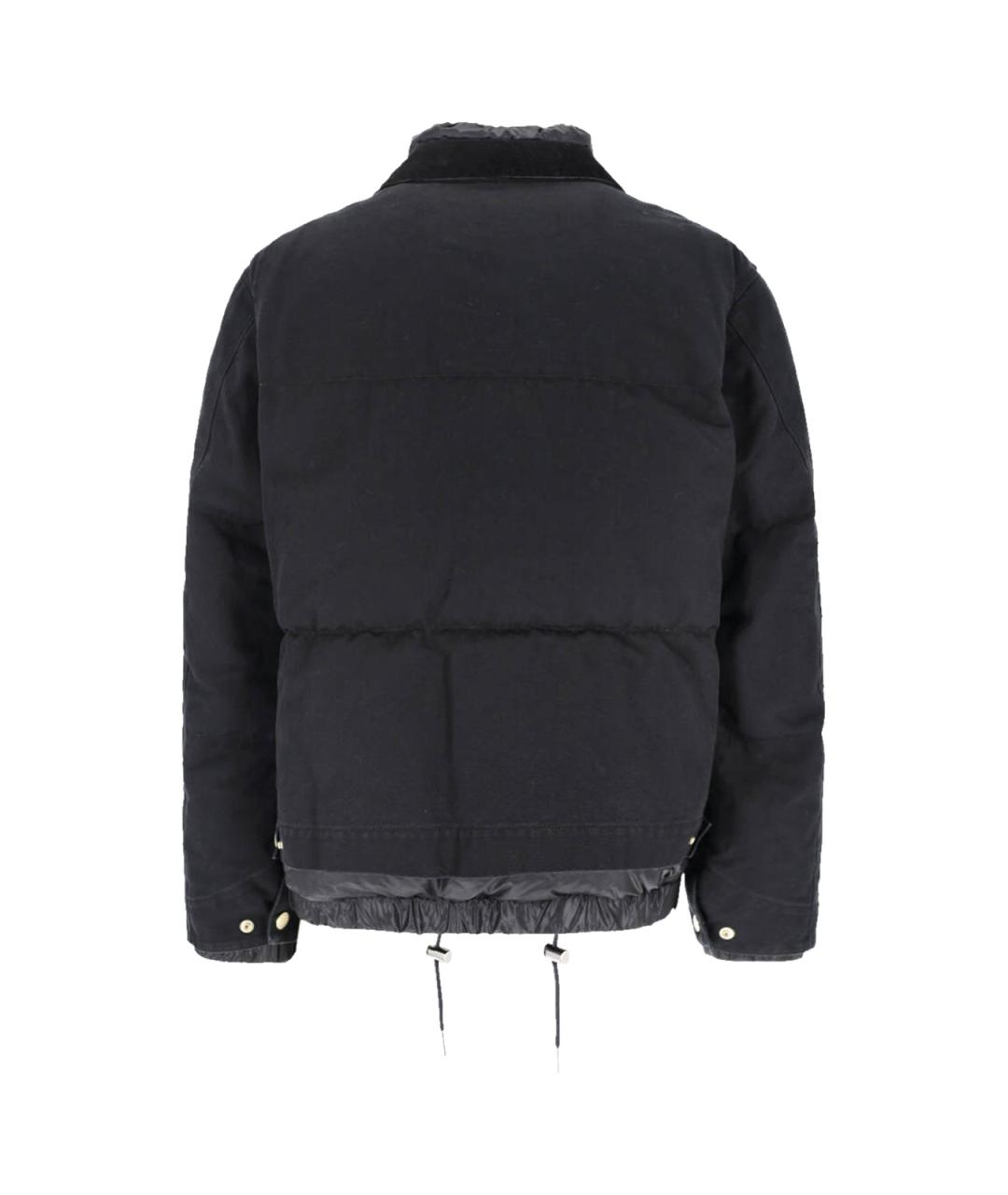 SACAI Черный полиэстеровый пуховик, фото 2