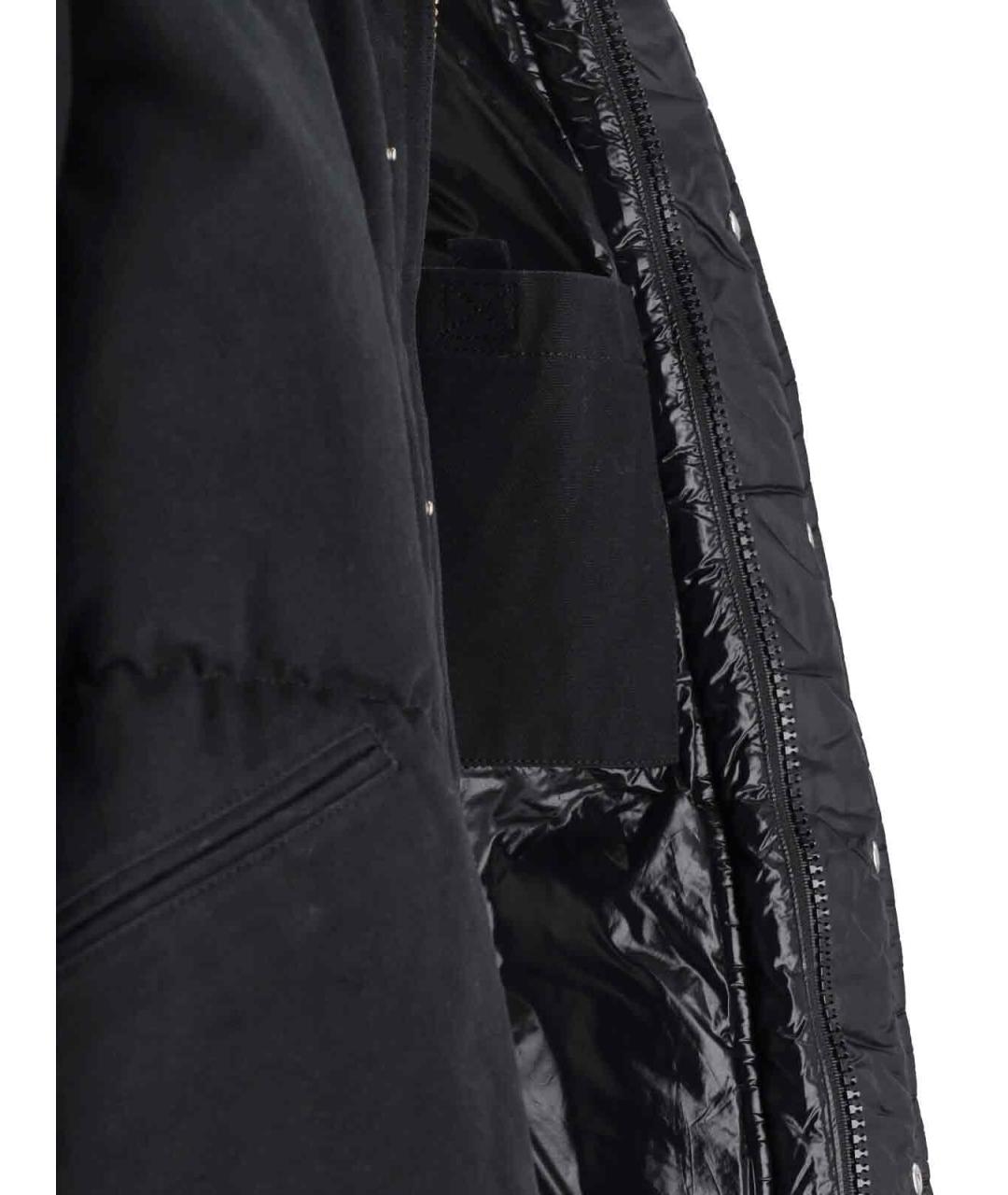 SACAI Черный полиэстеровый пуховик, фото 6