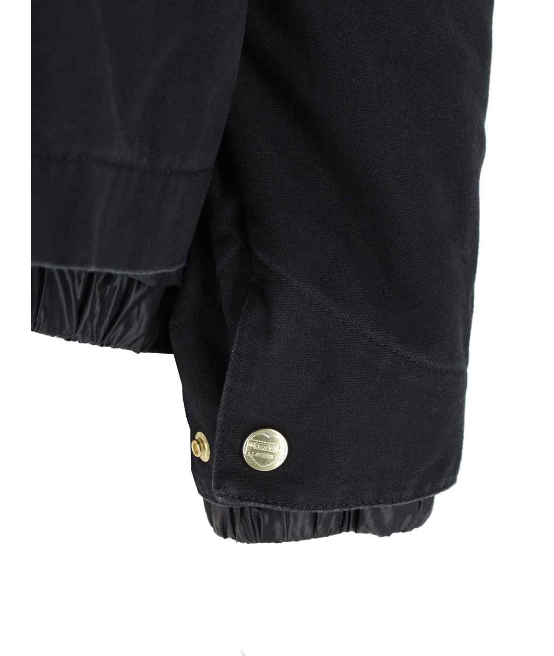 SACAI Черный полиэстеровый пуховик, фото 3