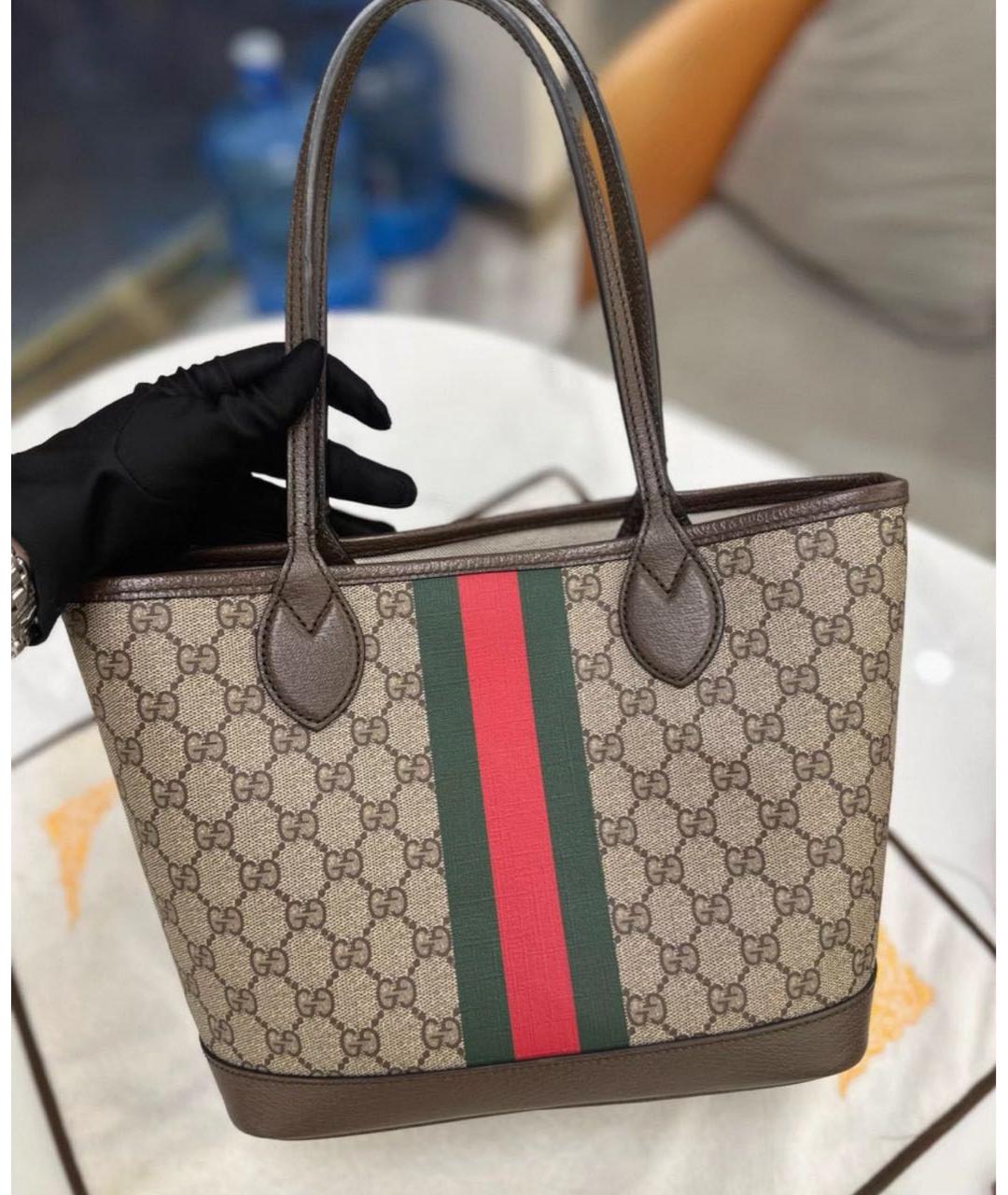 GUCCI Мульти кожаная сумка с короткими ручками, фото 2